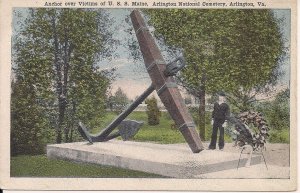 USS Maine Anchor, Arlington National Cemetery, Sailor, Memorial, US Navy 1917