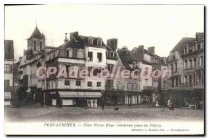 Postcard Old Bridge Audemer Place Victor Hugo pillory