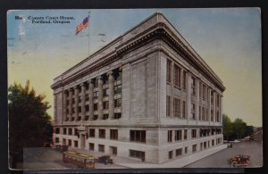 Portland, OR - County Court House - 1919