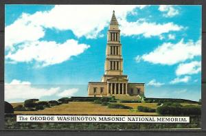 Virginia, Alexandria - George Washington Masonic Memorial - [VA-134]