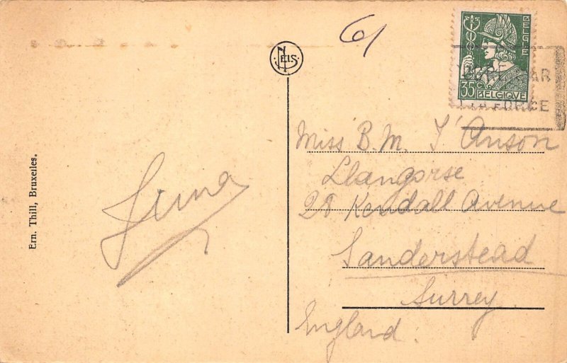 A801 Belgium Beauraing Grotte Cave Religious Nun Praying postcard