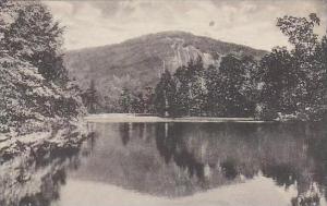 North Carolina Cashiers Upper Lake Rock Mountain In The Background High Hampt...