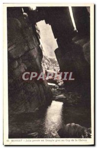 Old Postcard Morgat Jolie breakthrough in Greek Temple at Cap de la Chevre