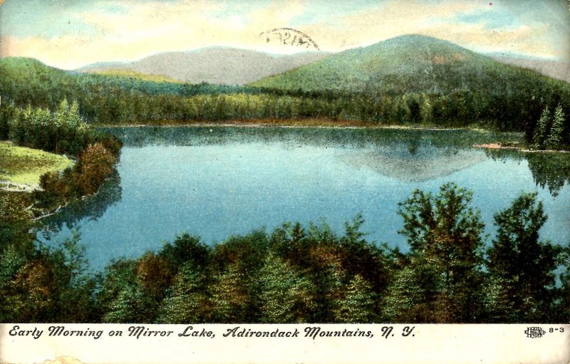 NY - Lake Placid. Mirror Lake