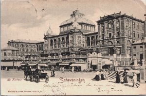 Netherlands Scheveningen Het Kurhaus Vintage Postcard C091