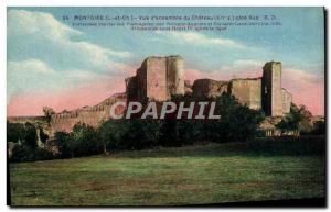 Old Postcard Montoire View Densemble Du Chateau