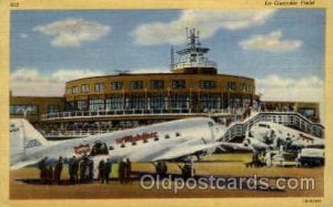 La Guardia Field, New York, NY USA Airport Unused small crease left top corne...