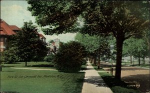 Montclair New Jersey NJ Park Street Corner c1910 Vintage Postcard