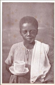 Belgium Congo Small Boy Native Vintage Postcard 09.21