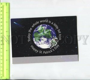 468307 Ireland 2004 year st patrick's festival space postcard POSTAL stationery