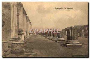 Old Postcard Pompei La Basilica