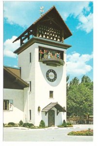 Glockenspiel Tower, Frankenmuth Bavarian Inn, Michigan, Vintage 1974 Postcard