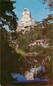 Anaheim California Amusement Disneyland 1964 Postcard Matterhorn Mountain 8882