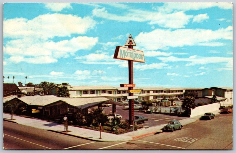 Vtg Ventura California CA Motelodge Motor Lodge Hotel 1970s View Old Postcard