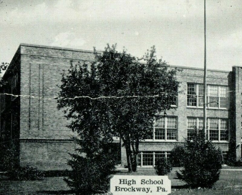 1930's High School Brockway, Pa. Postcard P182 