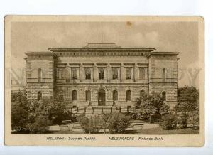 235403 FINLAND HELSINKI central Bank Vintage postcard