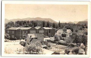 RPPC Mount Adams From Randle, Washington ca 1940s Ellis Vintage Postcard