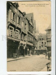 401624 FRANCE DINAN porches shops 1907 year RPPC to UK