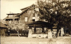 Hotel at Fort Seward CA c1910 AZO Real Photo Postcard