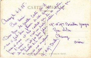 CPA CHAUNY Ecluse du Canal (665621)