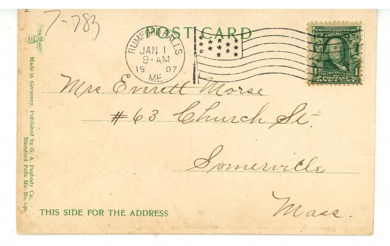 ME - Rumford Falls. Congress Street 