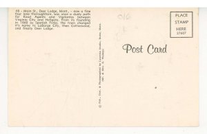 MT - Deer Lodge. Main Street ca 1964