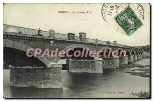 Postcard Old New Bridge Digoin