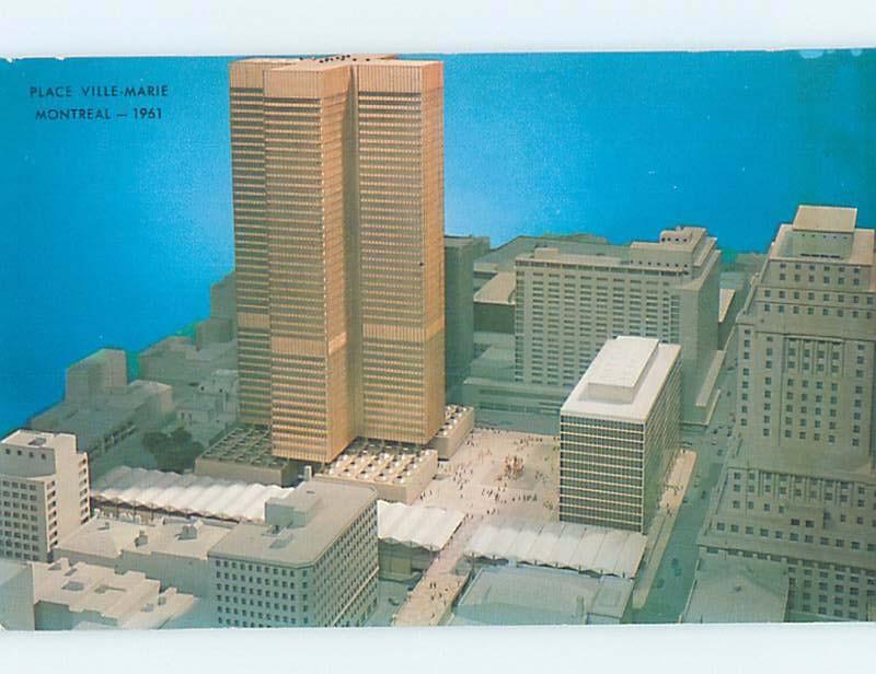 Unused 1961 PLACE VILLE MARIE BUILDING Montreal Quebec QC F9954