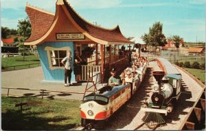 Storyland Valley Edmonton AB Children's Trains Railroad Unused Postcard H1