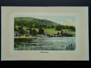 Cumbria WINDERMERE View across the Lake - Old Postcard