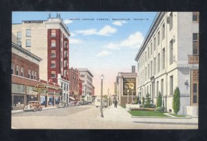 POCATELLO IDAHO DOWNTOWN ARTHUR AVE. STREET SCENE VINTAGE POSTCARD