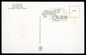 dc720 - MONTREAL Quebec Postcard 1920s Dianna Sweets Restaurant Interior