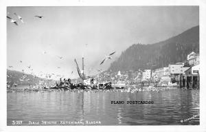 KETCHIKAN, ALASKA KETCHIKAN PURSE SEINING RPPC REAL PHOTO POSTCARD