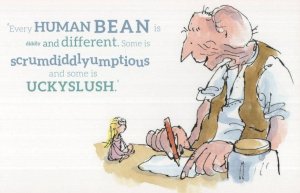 Roald Dahl The BFG Every Human Bean Is Different Postcard