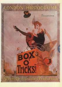 Box Of Tricks London Hippodrome WW1 Theatre Programme Postcard