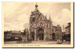 Old Postcard Arcis sur Aube Aube The monument Church Perfumery