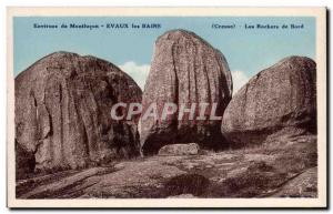 Old Postcard Around Montlucon Evaux les Bains Edge Rocks