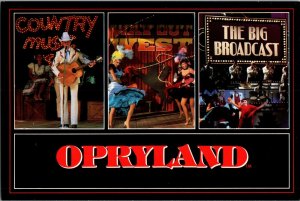 Opryland Stage Shows Nashville TN Multi Views Postcard I62