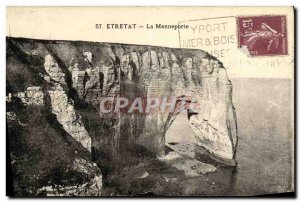 Old Postcard Etretat The Manneporte