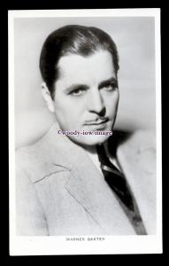 b6257 - Film Actor - Warner Baxter, Picturegoer Series. No.W.165c - postcard