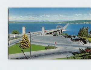 Postcard Seattle's Famed Floating Bridge Seattle Washington USA