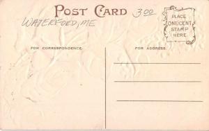 East Warterford Maine Rose Flower Greeting Antique Postcard K65879