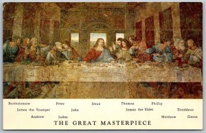 Lake Pierce Wales Florida 1960s Postcard Great Masterpiece Mosaic Last Supper
