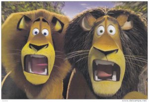 Two Lions  , Movie art Postcard