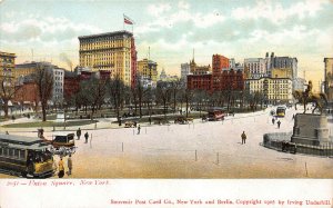 Union Square, Manhattan, New York City, 1905 Postcard, Unused