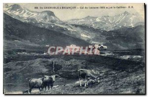 Old Postcard From Grenoble Briancon Col du Lautaret (2075 m) and the Galibier...