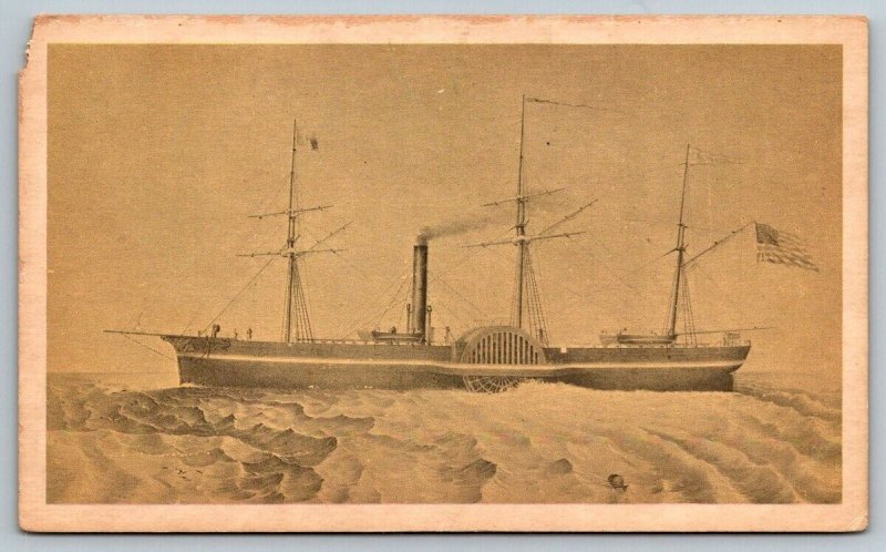 Steamboat  California  Pacific Mail Steamship Company  Postcard