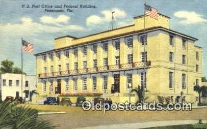 Pensacola, FL USA Post Office Unused 