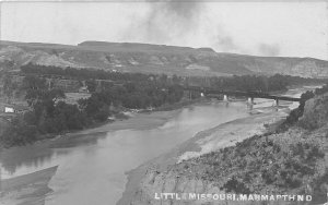J30/ Marmapth North Dakota RPPC Postcard c1910 Little Missouri River 143