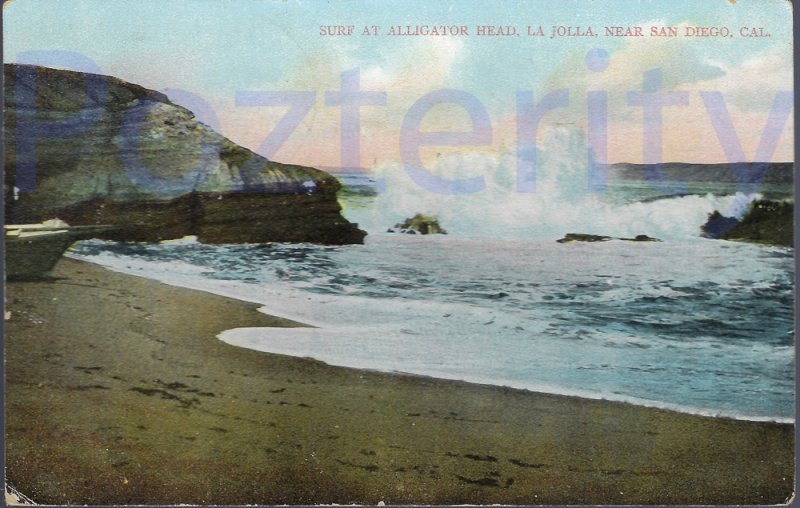 SURF AT ALLIGATOR HEAD, LA JOLLA  19??(MASS.)